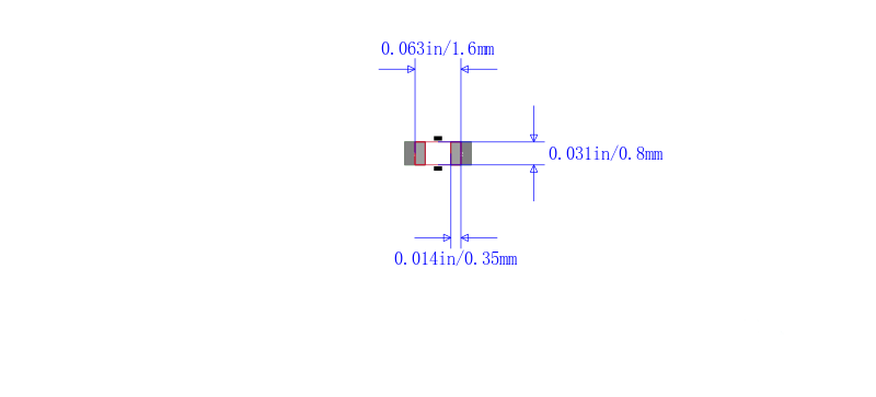 RC1608J122CS封装图