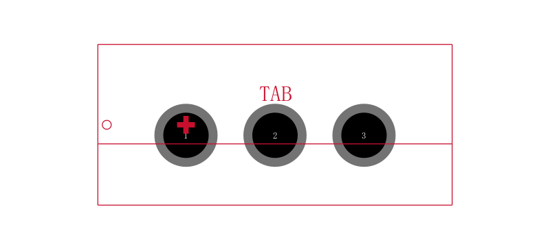 RCX100N25封装焊盘图