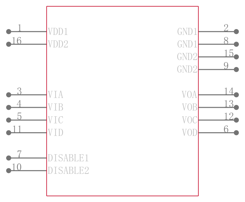 ADUM241D1BRIZ-RL引脚图