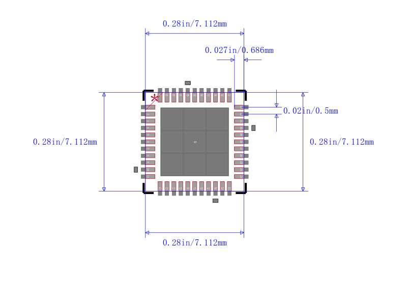 ATMEGA644PV-10MUR封装图