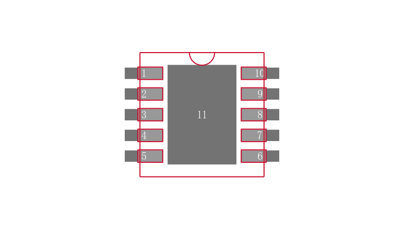 ADP7156ACPZ-1.2-R7封装焊盘图