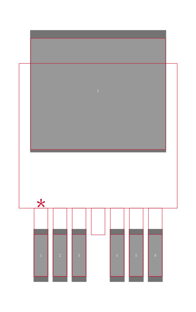 AUIRFSA8409-7P封装焊盘图