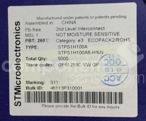 STPS1H100A图片7