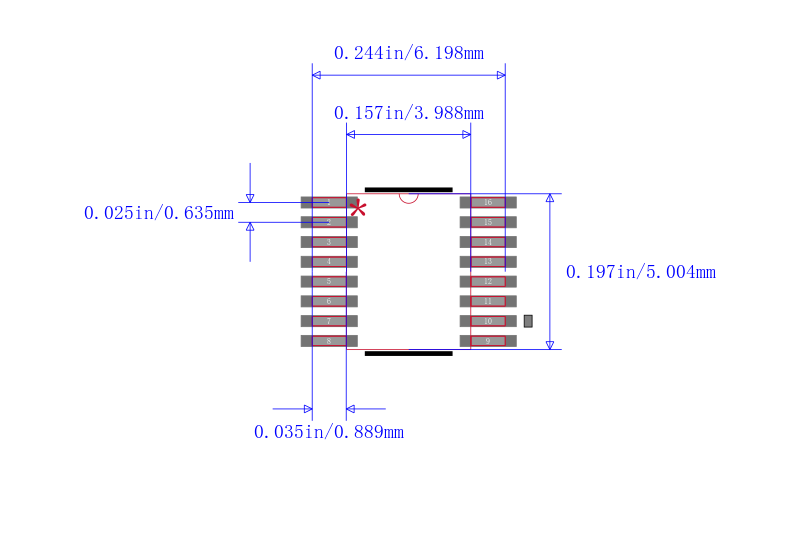 SN74CBT3125DBQRG4封装图