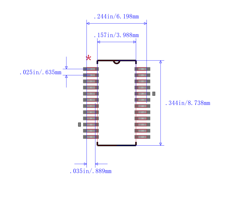 SN74CBT3383DBQR封装图