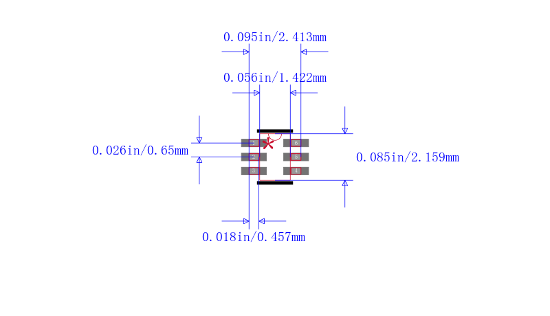 SN74LVC1GX04DCKT封装图