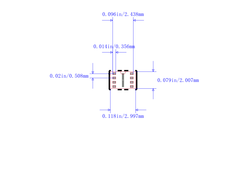 SST25VF020B-80-4C-Q3AE-T封装图