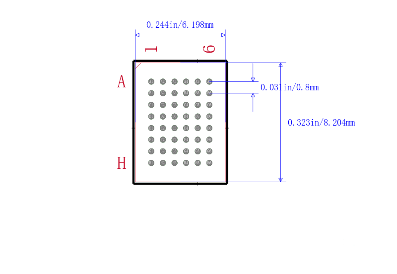 SST39VF1601-70-4I-B3KE封装图