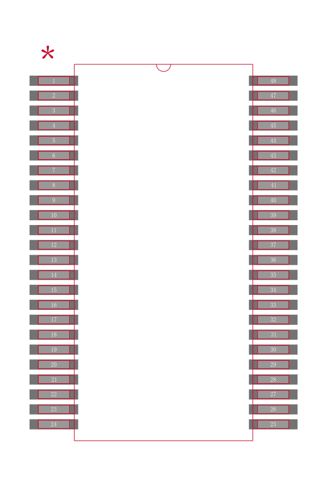 SN74ABT16245ADL封装焊盘图