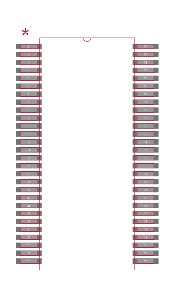 SN74CBT16212CDL封装焊盘图