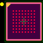 STM32L162RDY6TR封装焊盘图