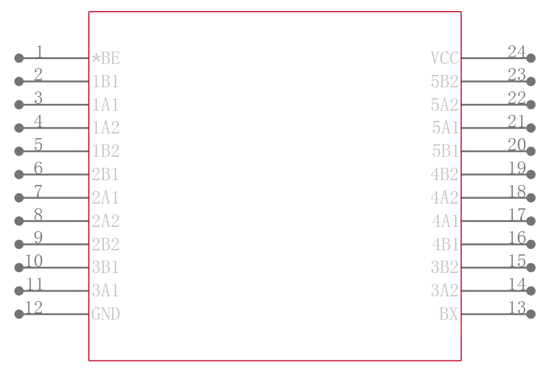 SN74CBTLV3383PWE4引脚图