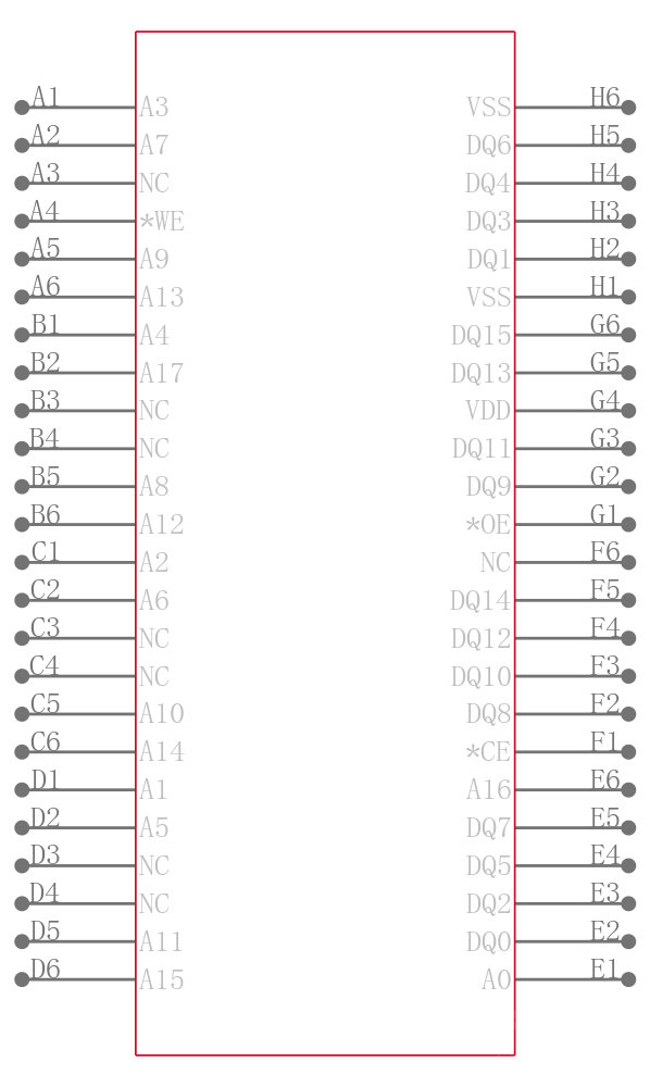 SST39LF400A-55-4C-B3KE-T引脚图