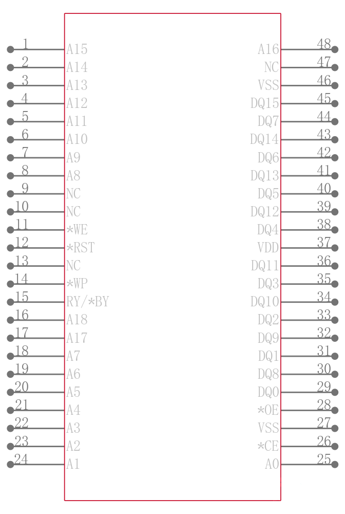 SST39LF802C-55-4C-EKE引脚图