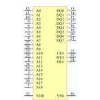 SST39SF040-55-4I-NHE引脚图