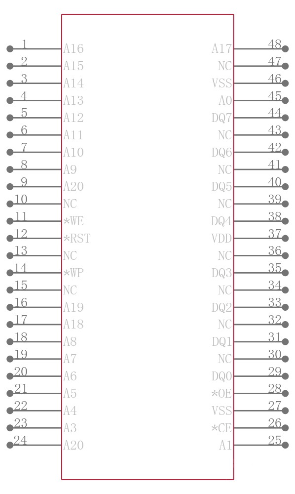 SST39VF1682-70-4C-EKE-T引脚图