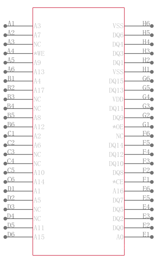 SST39VF400A-70-4I-B3KE引脚图