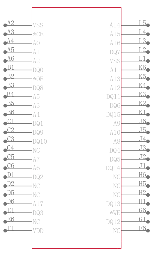 SST39VF400A-70-4I-MAQE-T引脚图