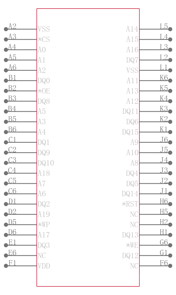 SST39WF1601-70-4C-MAQE-T引脚图