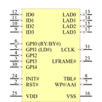 SST49LF016C-33-4C-NHE引脚图