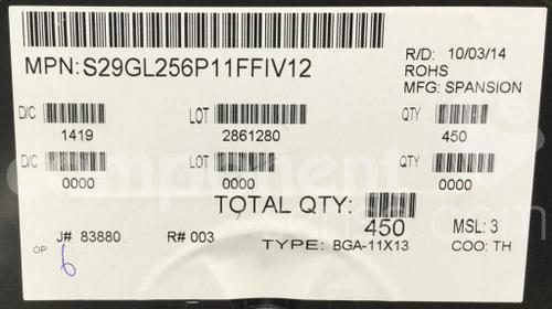 S29GL256P11FFIV12图片1