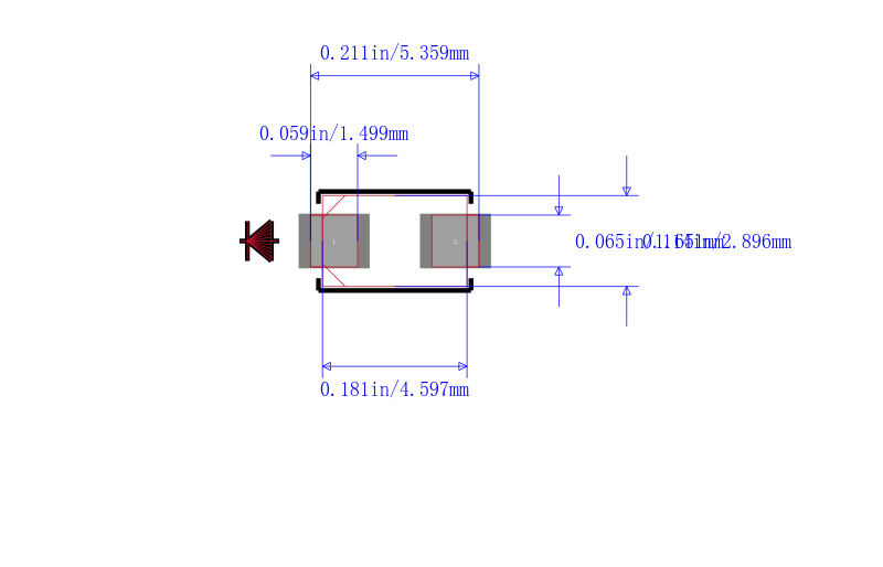 SMAJ6.5A-TR封装图