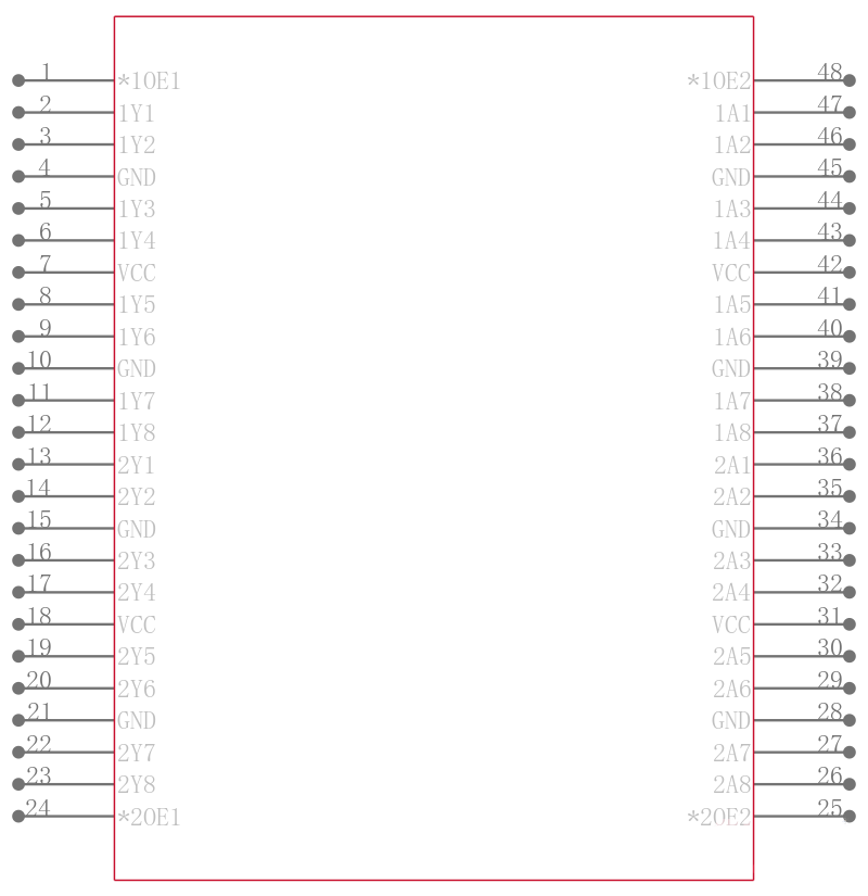 SN74ABT16540ADL引脚图