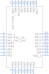 STM32F051K6U6TR引脚图