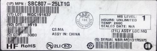 SBC807-25LT1G图片5