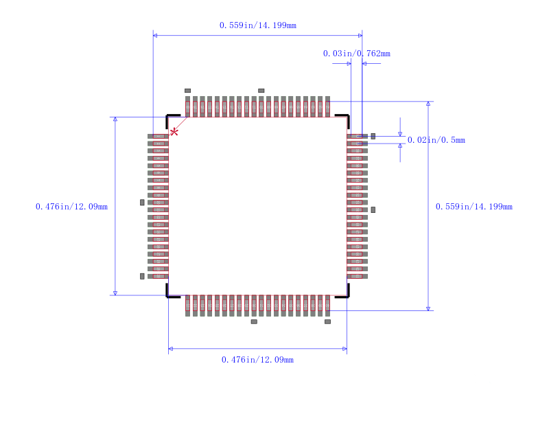 STM8S207MBT6B封装图