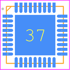 STM32F103T6U7A封装焊盘图