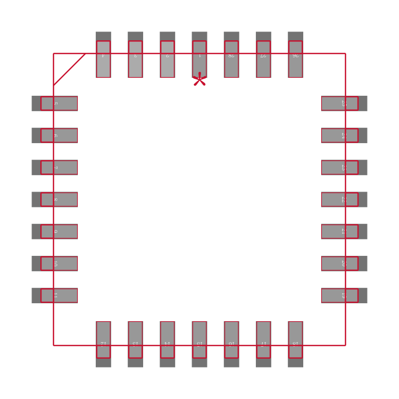 SY10E111LJZ封装焊盘图