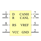 SN65HVD231QDRG4Q1引脚图