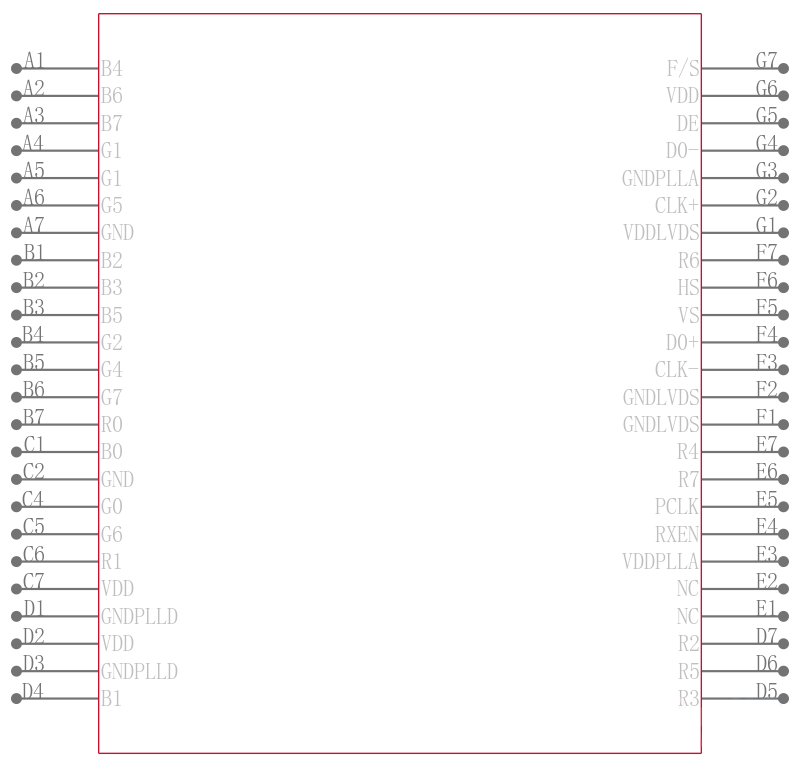 SN65LVDS310ZQCT引脚图