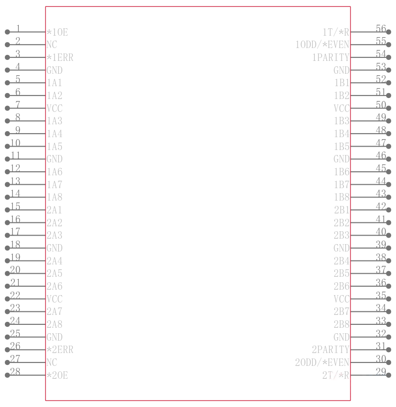 SN74ABT16657DLR引脚图