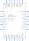 STM32L053C8T6引脚图