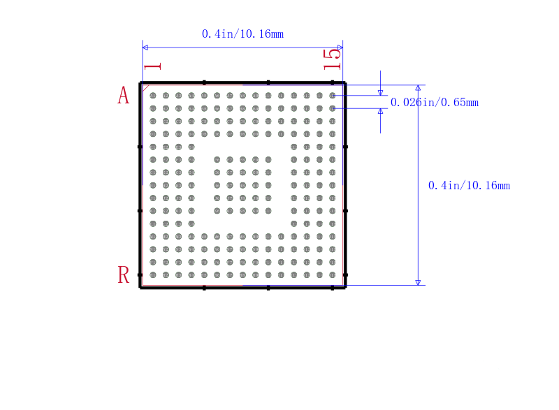 STM32F427IIH7封装图