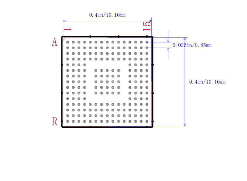 STM32F429IGH6封装图