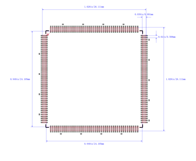 STM32F429IIT6封装图