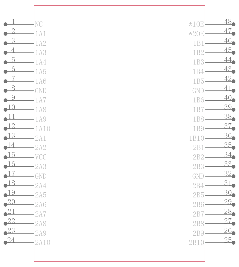 SN74CB3Q16210DGGR引脚图