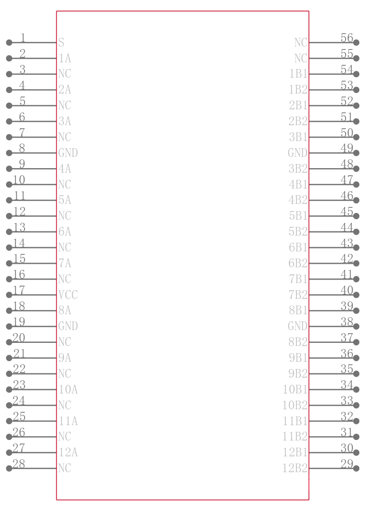 SN74CBT16292DGVR引脚图