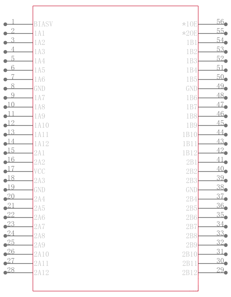 SN74CBT16811CDGGR引脚图