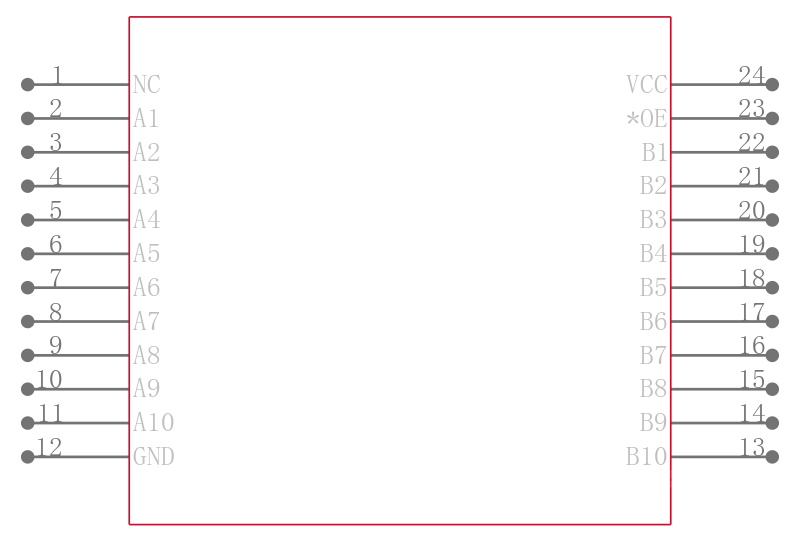 SN74CBTD3861DBQR引脚图