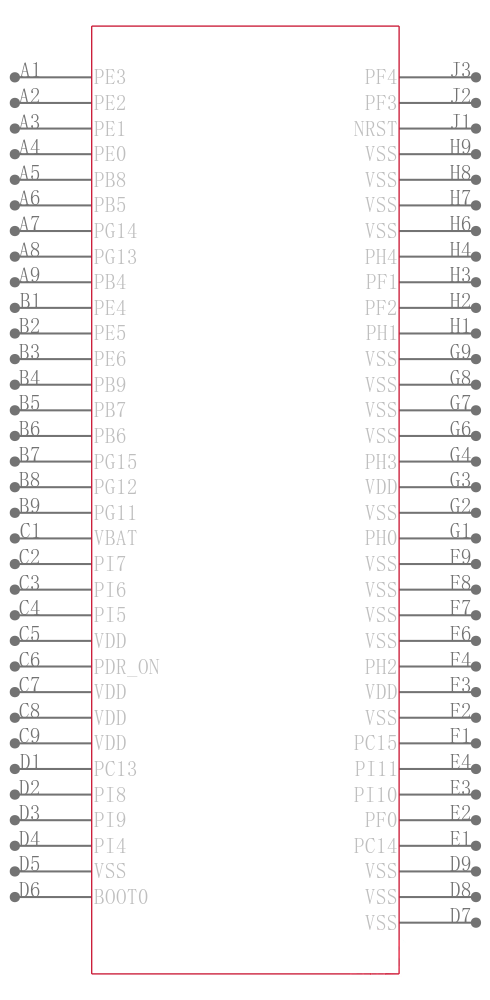 STM32F427IIH7引脚图