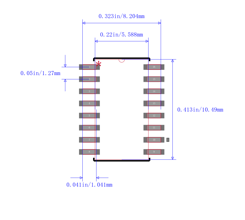 SN7534050NSR封装图