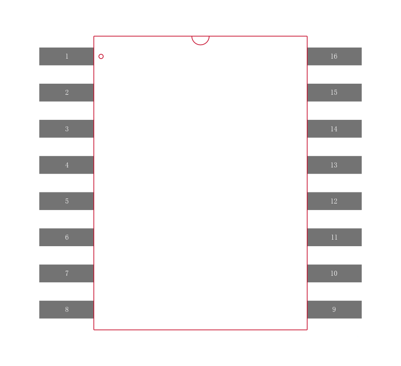 SI8430BB-C-IS封装焊盘图