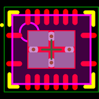 SN65C1168ERGYR封装焊盘图