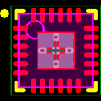 SN65LVPE502CPRGER封装焊盘图