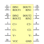 SN65C3232EDR引脚图
