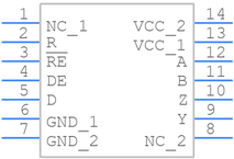 SN65LBC180AD引脚图